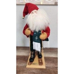 Santa Collection 2004 Limited Edition Dept 65 Old World santa Snowshoe Santa